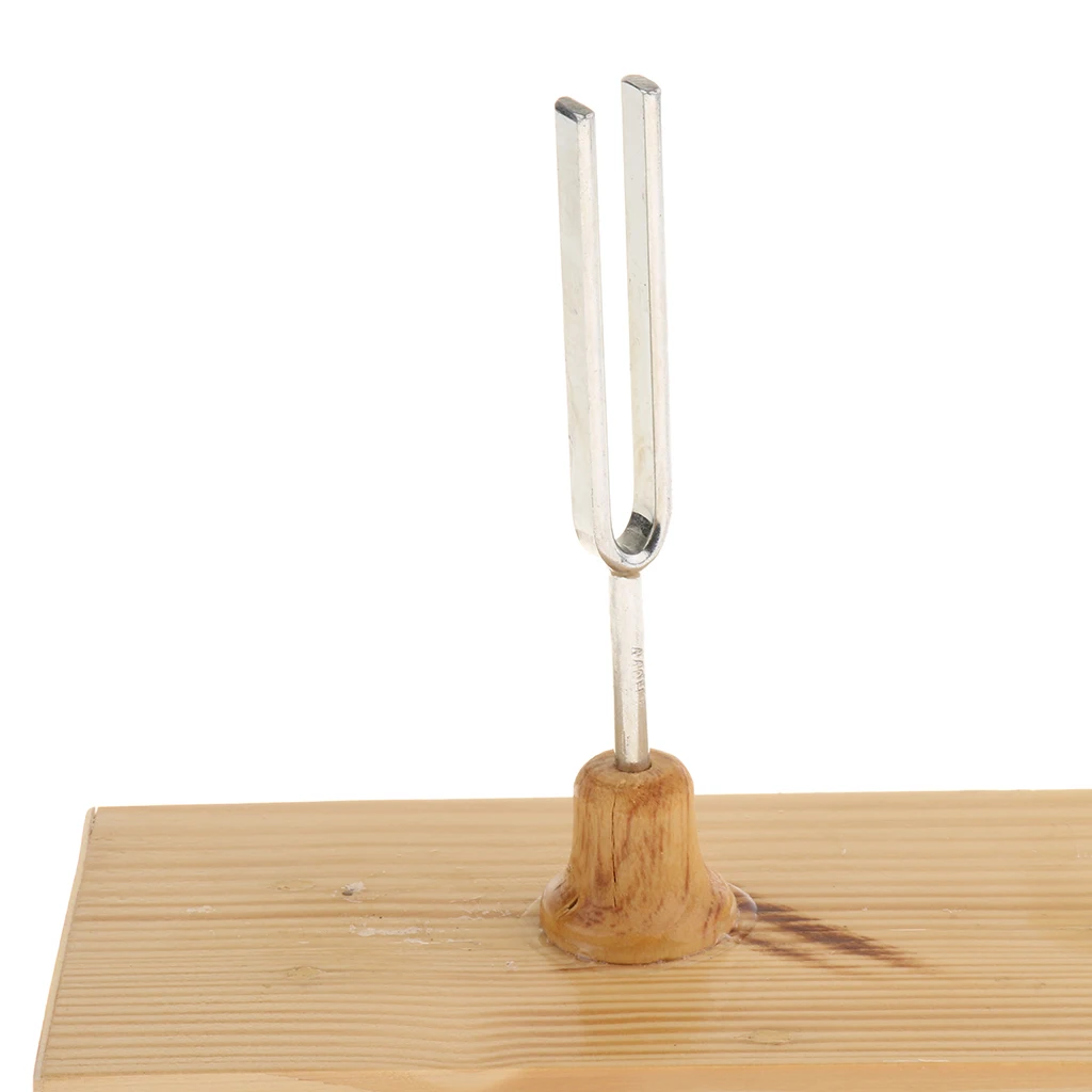 440HZ Tuning Fork + Hammer Ball + Wooden Resonant Box Diagnostic For Acoustic Instrument Set
