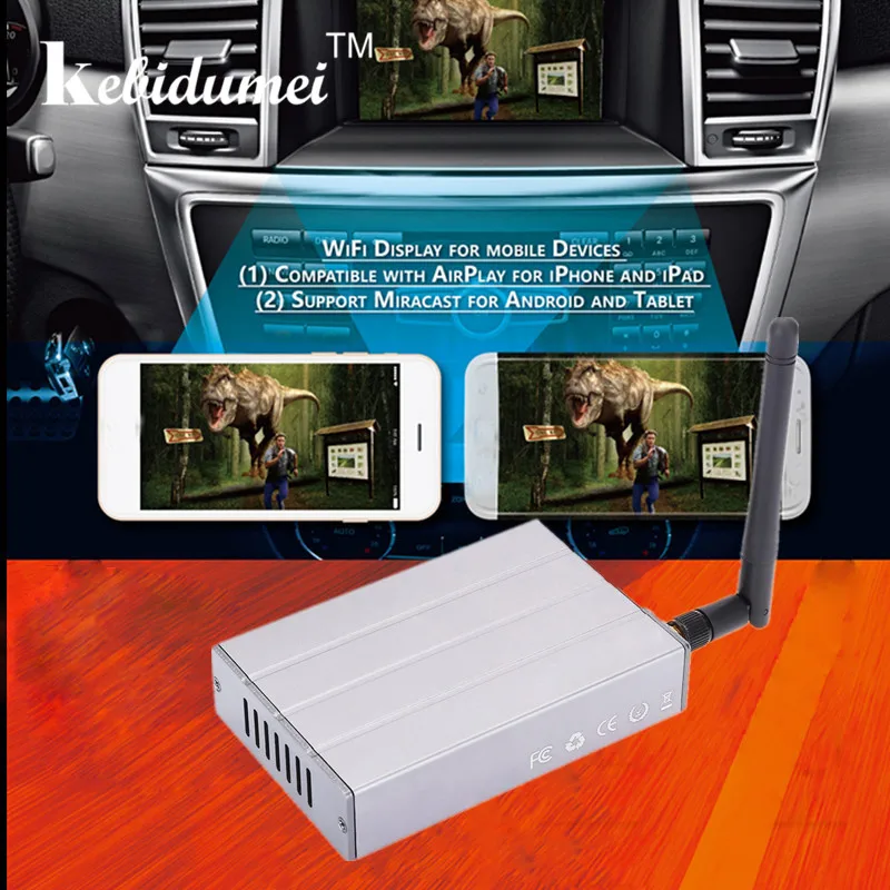 Автомобильный wi-fi-дисплей ключ WiFi к HDMI CVBS видео конвертер беспроводной Miracast DLNA Airplay для автомобиля для Android IPhone