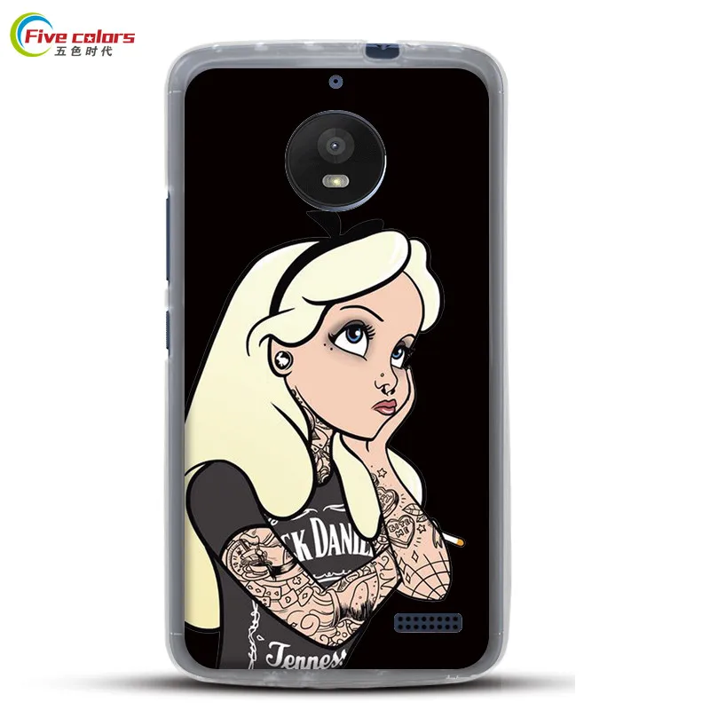 Soft Silicone Phone Case For Motorola Moto E4 Plus XT1770 XT1773 E 4th Gen Europe Versions Painted Cover Capa Coque |