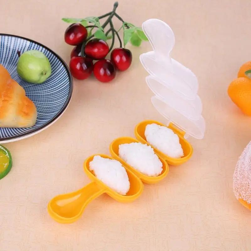 

DIY Sushi Maker Mold Rice Balls Mold Storage Box Rice Form Onigiri Bento Making Tools Acessories Kitchen Sushi Maker Mould Decor