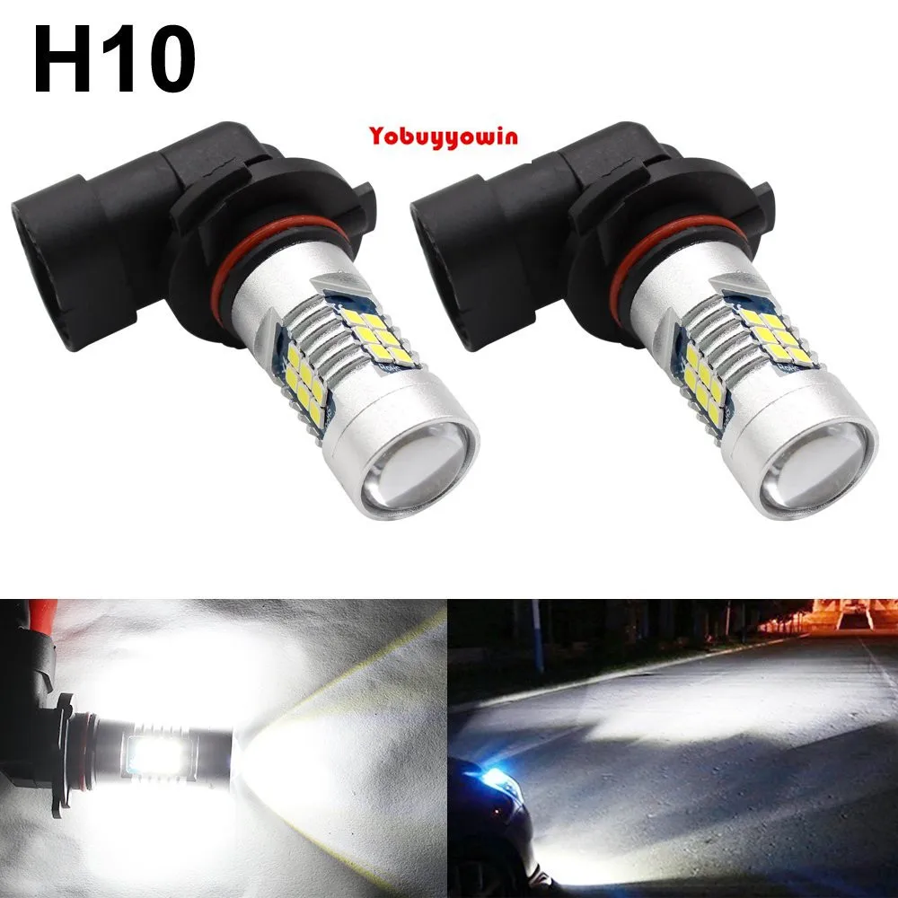 2 шт. Автомобильные светодиодные лампы H10 9005 9006 P22D HB3 3030|fog lamp bulb|fog light bulbled fog bulb |