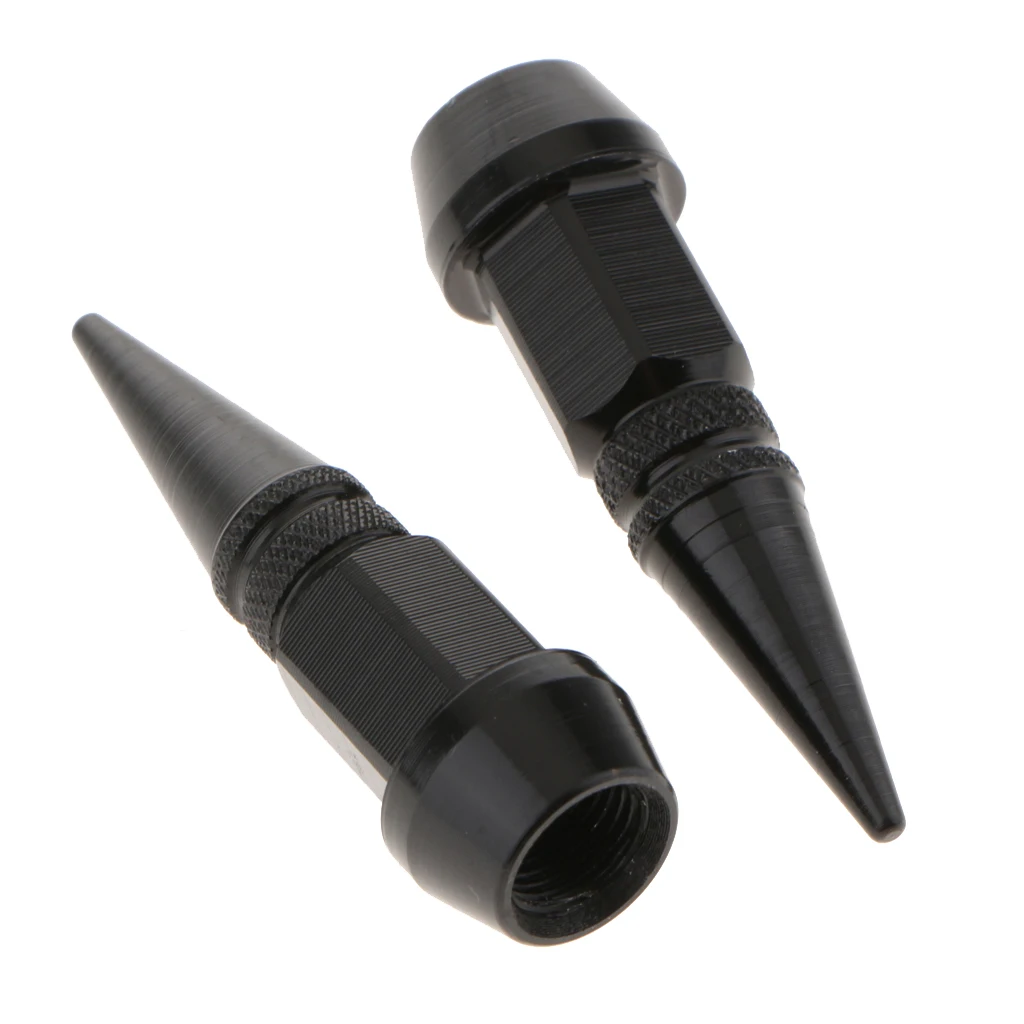 4 Pieces  Aluminum Alloy Long Spike Wheel Tire Valve Stem Car Truck Air Caps Covers Blue Black Green Dropshipping