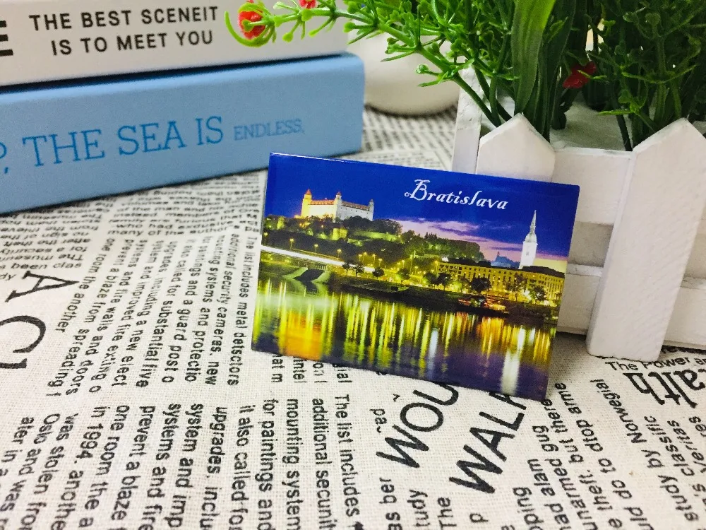 

Bratislava Slovak Cityscape Fridge Magnets 21610 Tourism in Slovakia