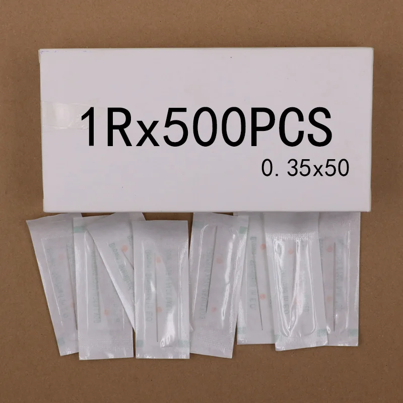 Иглы 1RL для татуажа бровей 500 х50 мм 0 35 шт.|traditional needle|needles for permanent makeuptattoo needles |