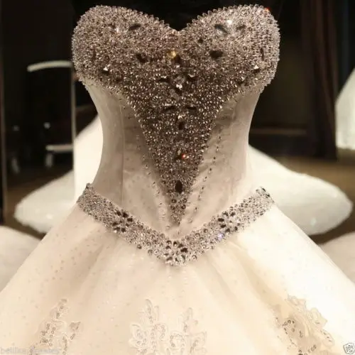 Сказал Mhamad 2016 Новый Рукавов Свадебное Платье vestidos де noiva Бальное платье Роскошные