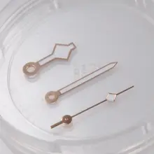 Часы для частей Corgeut розовое золото край белые стрелки часов подходят для движения Miyota 8205 8215 DG2813