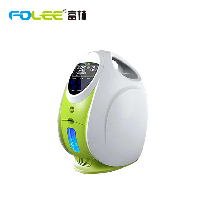  Top grade 90% High Purity Oxgen flow 1L to 5L Portable USB Smart Homecare Oxygen Concentrator with 