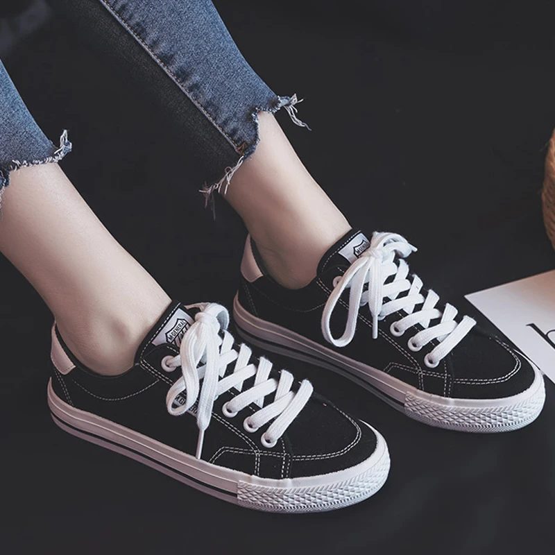 black canvas shoes womens