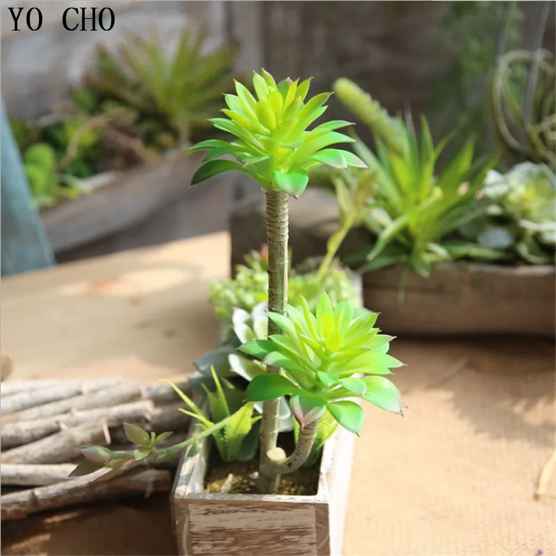 YO CHO High end Artificial Plants Fake Lotus Flowers Succulents