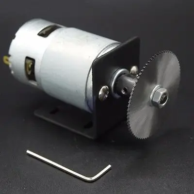 24В двигатель постоянного тока с 50-миллиметровым лезвием для пилы DIY аксессуары