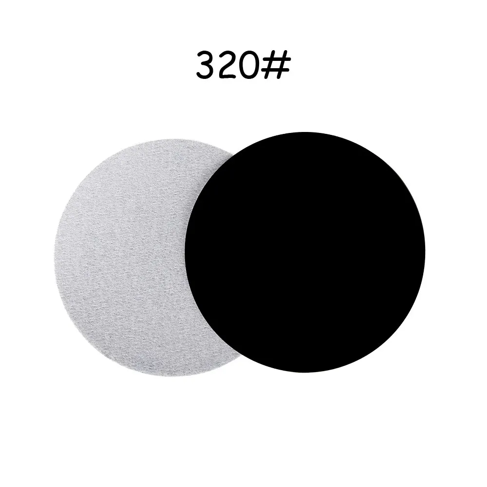 5Pcs 320Grit 5/10/20 шт. 60-10000 Грит с петлей, даже если вымокли или сухой абразивные инструменты Водонепроницаемый 5 ''125 мм наждачная бумага колодки шлифовальные диски - Цвет: 5Pcs 320Grit