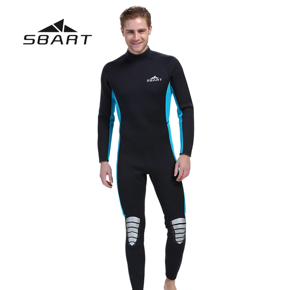 SBART Men Scuba Diving Wetsuit Kite Surfing Snorkeling Full Body