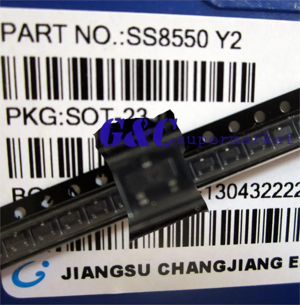100PCS SS8550 SOT-23 TRANS PNP 25V 1.5A NEW GOOD QUALITY