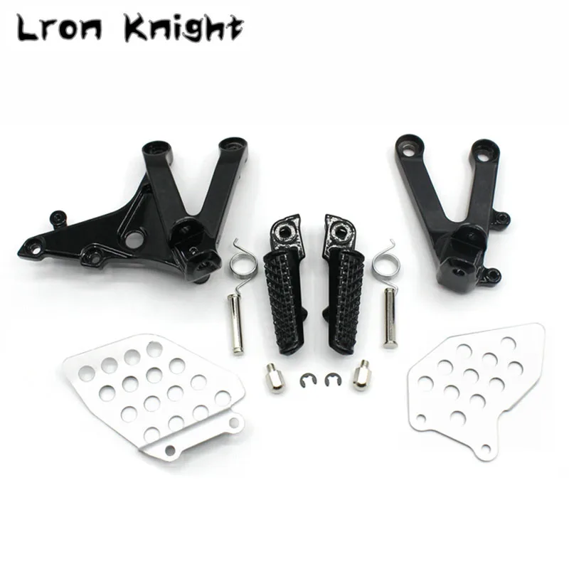 

For HONDA CBR600RR CBR 600RR CBR600 RR 2007-2014 Motorcycle Accessories Footrests Front Foot Pegs Pedals Rest Footpegs Bracket