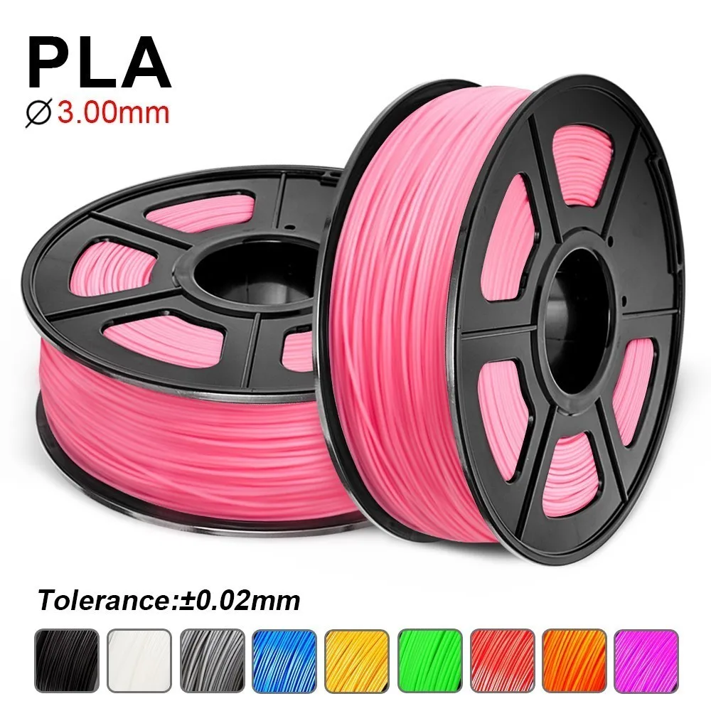 

SUNLU 3.0m PLA 3D Filament For Printer Printing Craft And Artwork Consumable With CE Certification 100% No Bubble 1KG With Spool
