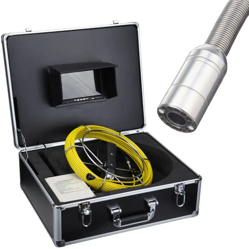 

(Shipping From EU ) 30M 7 "HD LCD Drain Sewer Pipe Inspection Camera Industrial Video Endoscope