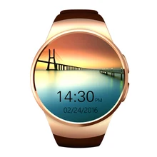 Время владельца KW18 sim-карты Smartwatch Reloj Inteligente монитор сердечного ритма фитнес-трекер для iPhone samsung huawei Moto LG htc