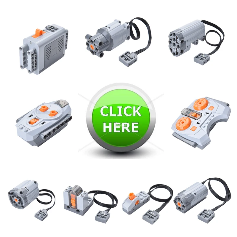 

lepin motor 20086 lepin Technic Train Remote Control Battery Box Switch LED Light Power Functions 20053 20001 3368 20006