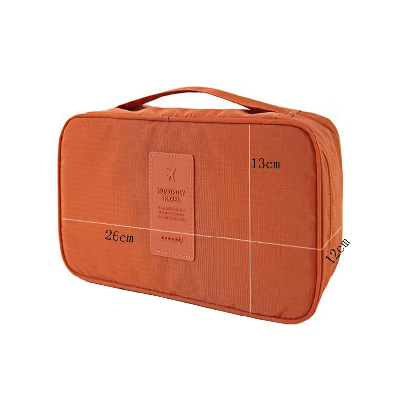 السفر المنظم السيدات حقيبة سفر لمستحضرات التجميل التجميل تخزين أكياس سعة كبيرة للماء فتاة الملابس الداخلية حمالات الصدر حقيبة