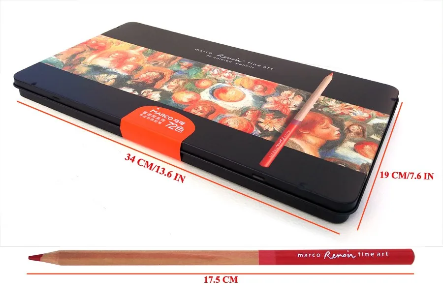 Marco 3100 Colored Pencils 72-4