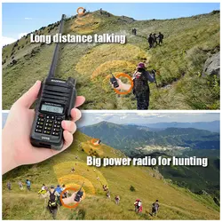 Большой мощный Baofeng UV-5S Walkie Talkie трансивер для охоты последние водонепроницаемый портативная рация радио рация портативная рации для охоты