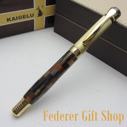 Кенгуру K99 чернилами 0,7 мм ручка-держатель уникальный дизайн акриловая М Перьевая ручка 3 цвета на выбор - Цвет: coffee