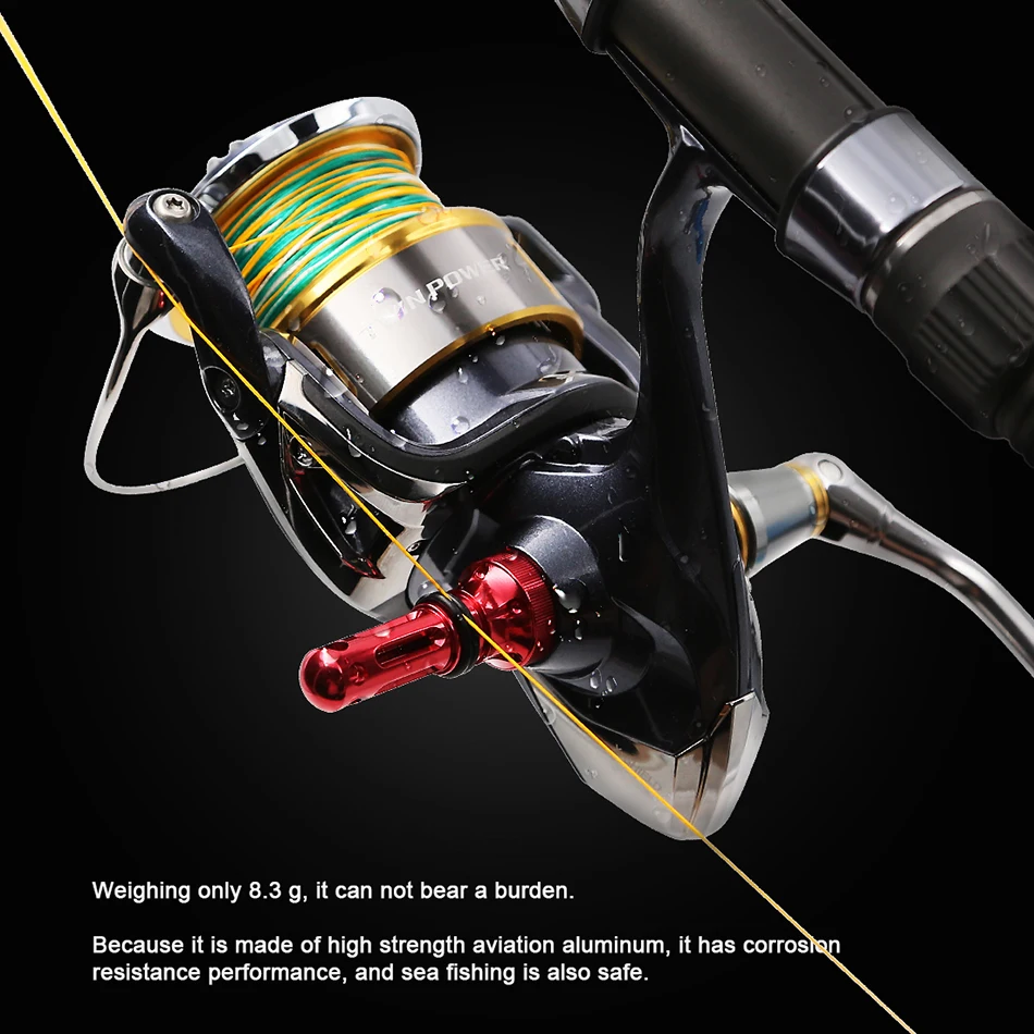 SANLIKE الصيد بكرة مقبض حماية بكرة حامل ل SHIMANO و دايوا بكرة الألومنيوم الصيد معالجة أداة المياه المالحة الأسماك