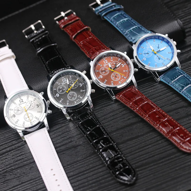 

2018 New Hot Fashion Ladies Simple Crystal Geneva Leisure Quartz Fashion Watches Men Silicone Watches Dress Watches