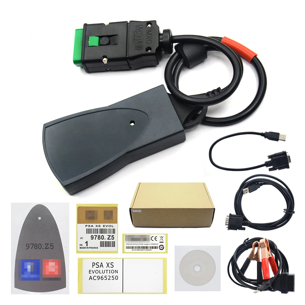 Сканер диагностический автомобильный для Citroen/Peugeot прошивка Lite Version 921815C Lexia3 Diagbox