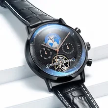 Brand Men Watches Automatic Mechanical Watch Tourbillon Sport Clock Leather Casual Business Retro Wristwatch Relojes Hombre Brand Men Watches Automatic Mechanical Watch Tourbillon Sport Clock Leather Casual Business Retro Wristwatch Relojes Hombre