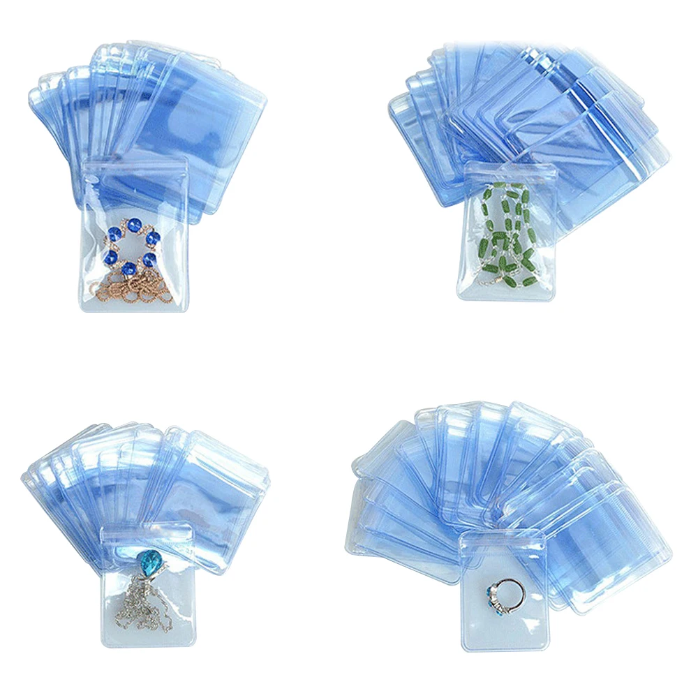 200 шт 4x6 см прозрачные украшения из ПВХ анти-окисление молнии пакет упаковки самозапечатывающийся Sundries пластиковый мешок для хранения молнии