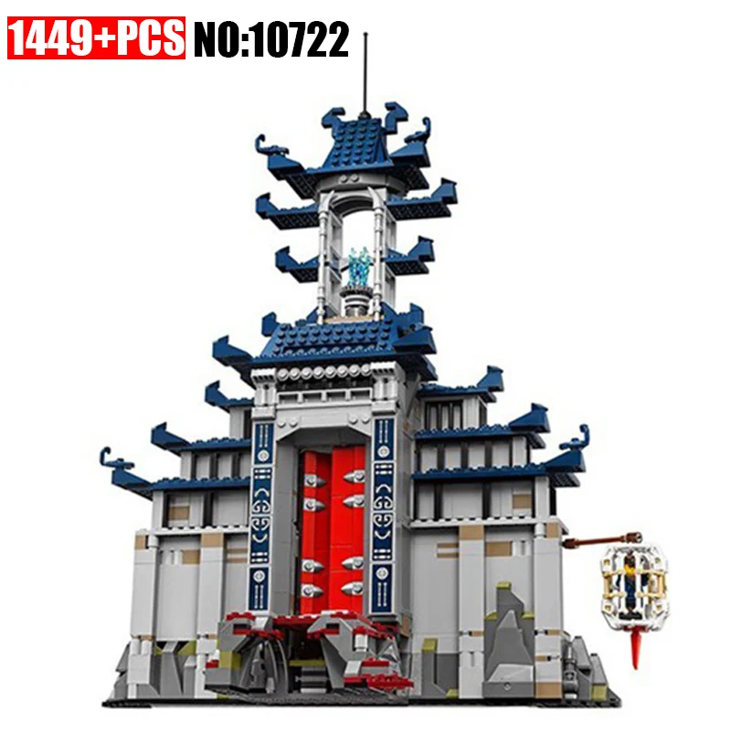 

New 10722 Ninja series The Temple of The Ultimate Ultimate Weapon Model Building Blocks set Compatible 70617 Toys for children
