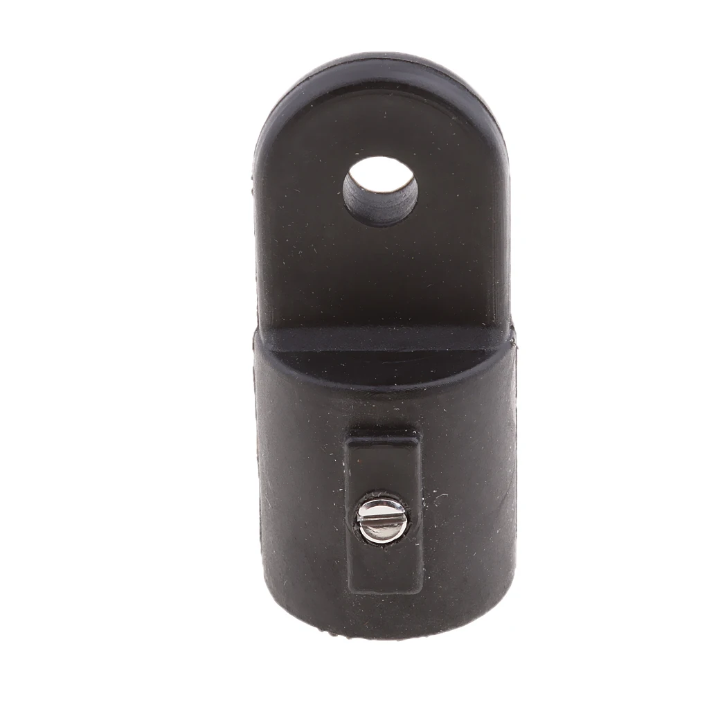 12 Pieces Boat Nylon Fittings Hardware Set 7/8 inch Black Fits 3 Bow Bimini Top Strong Lightweight Durable