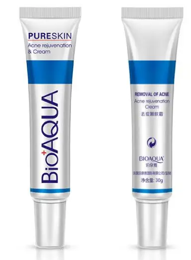 Bioaqua 30 г лечение акне удаление угрей крем против контроль жирности сокращения