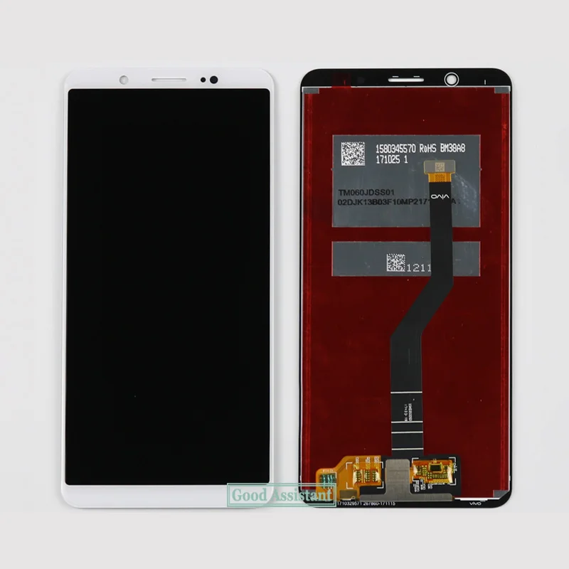 

100% Tested White/Black 6.0 inch NEW For BBK Vivo V7+ / Vivo V7 Plus LCD Display + Touch Screen Digitizer Assembly Replacement