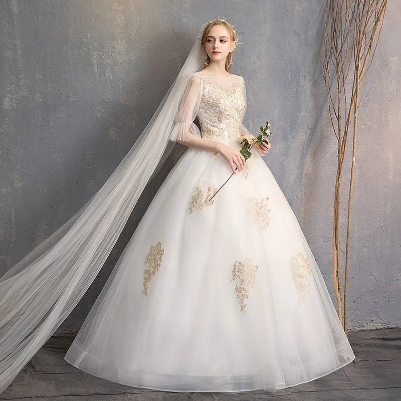 

Бальное платье, Кружевное белое длинное платье с полурукавами и вышивкой бисером, женское облегающее платье, вечернее платье с платком на голову