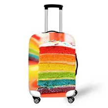 Rainbow Cup Cake Design Travel Accessories Suitcase Protective Covers 18-32 Inch Elastic Luggage Dust Cover Case Stretchable Rainbow Cup Cake Design Travel Accessories Suitcase Protective Covers 18-32 Inch Elastic Luggage Dust Cover Case Stretchable