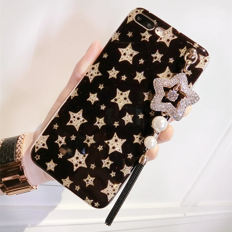 Hot-Sale-Shiny-Flash-Powder-Stars-Tassel-Pendant-Case-For-Apple-iPhone-7-Plus-6-6s (3)
