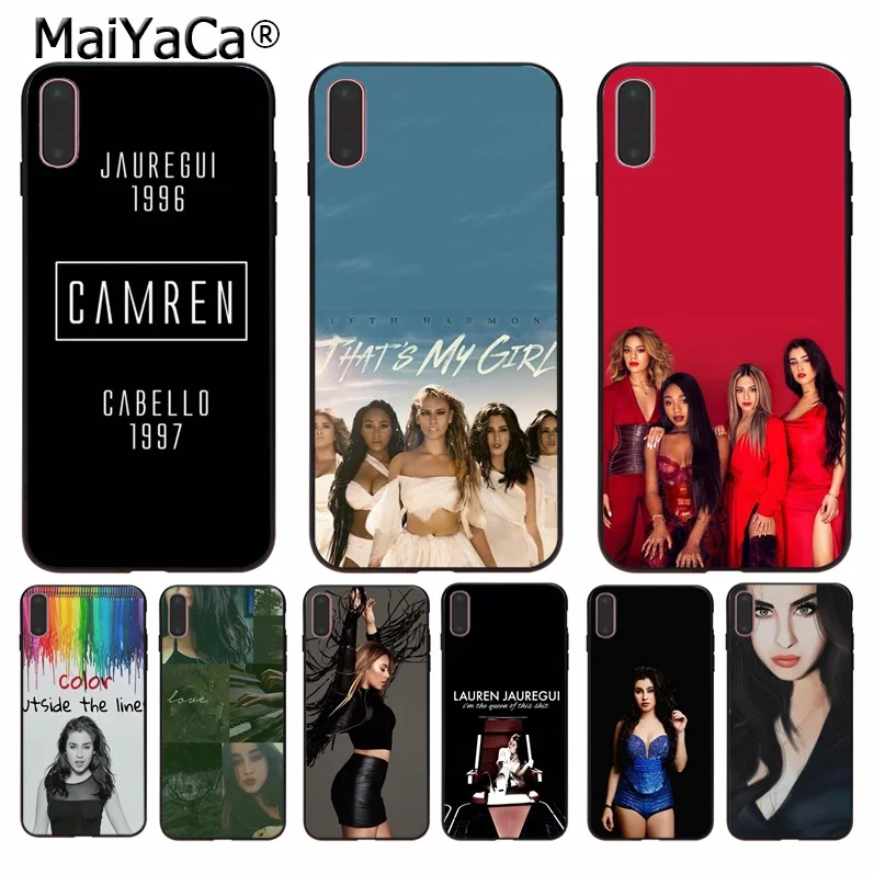 

MaiYaCa 5h Fifth Harmony Lauren Jauregui Soft Rubber Phone Case Cover Shell for Apple iPhone 8 7 6 6S Plus X XS MAX 5 5S SE XR