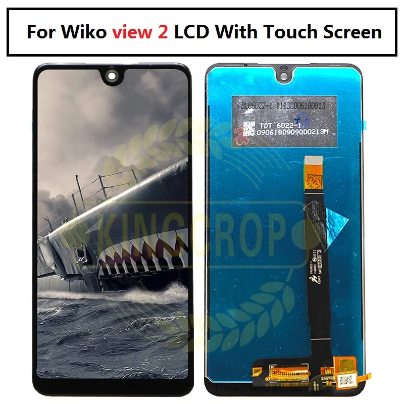 

720*1528 For Wiko View 2 LCD Display with Touch Screen Digitizer Mobile Phone Accessories For Wiko View 2 Lcd W-C800 LCD