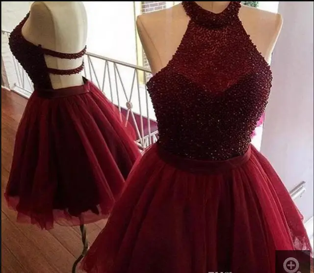Short Halter Prom Dresses