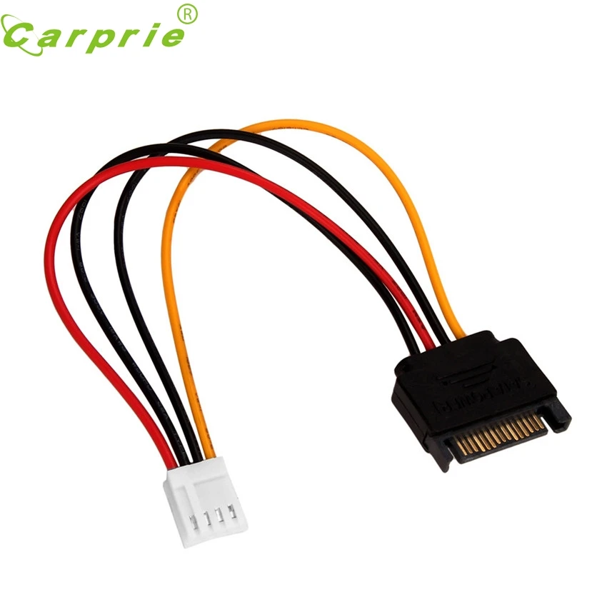 

CARPRIE E5 MeCall 2017  4PIN to SATA male power cord small mouth turn 15P 4P