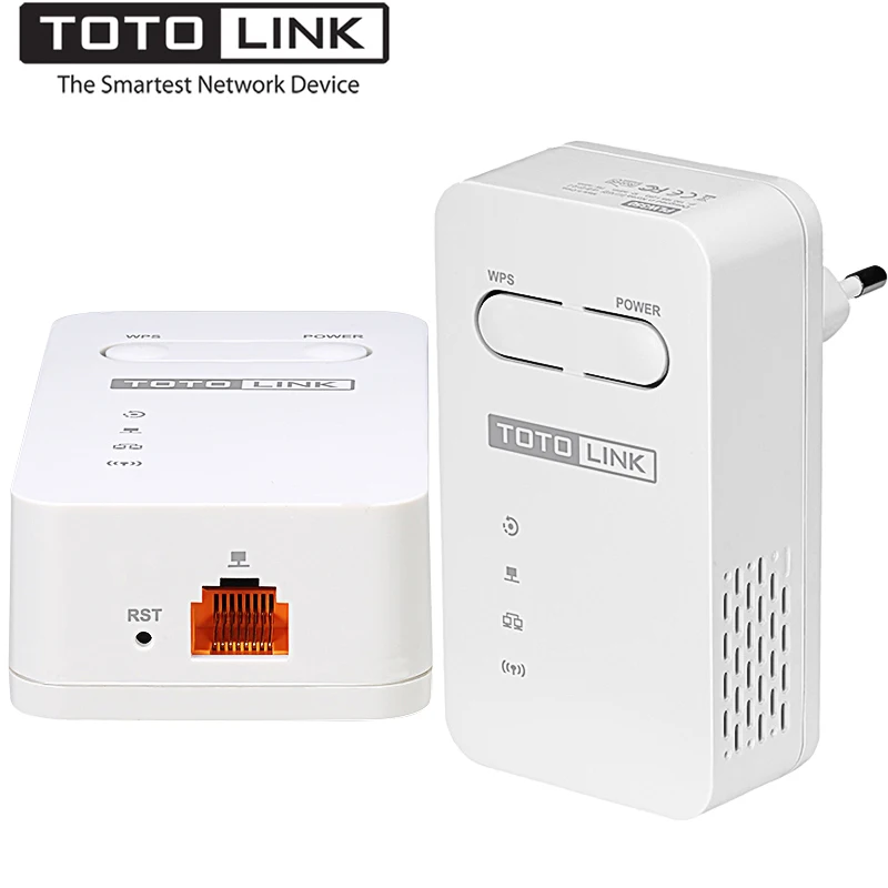 TOTOLINK PLW350 KIT 150Mbps Wireless Wi Fi Powerline Network Adapter