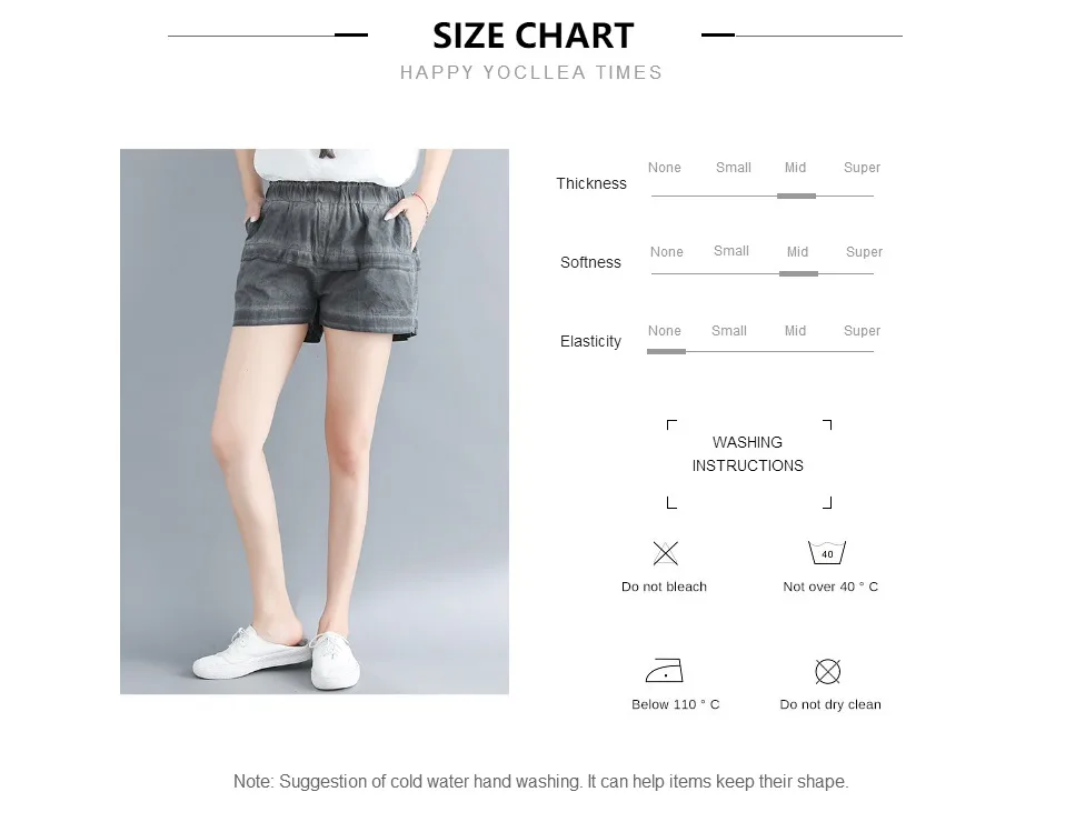 Vintage Old washed women shorts All match lady cotton shorts withe pockets Plus size casual women trousers Bottoms hots