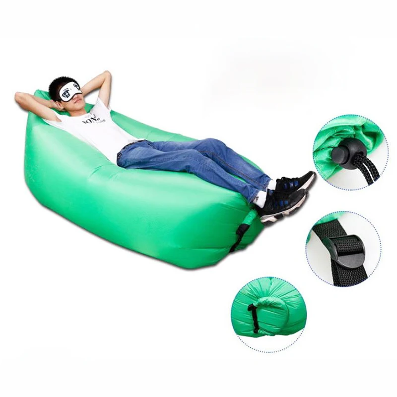 

250 * 70cm outdoor portable folding sofa lazy air sofa fast inflatable bed beach children inflatable toys