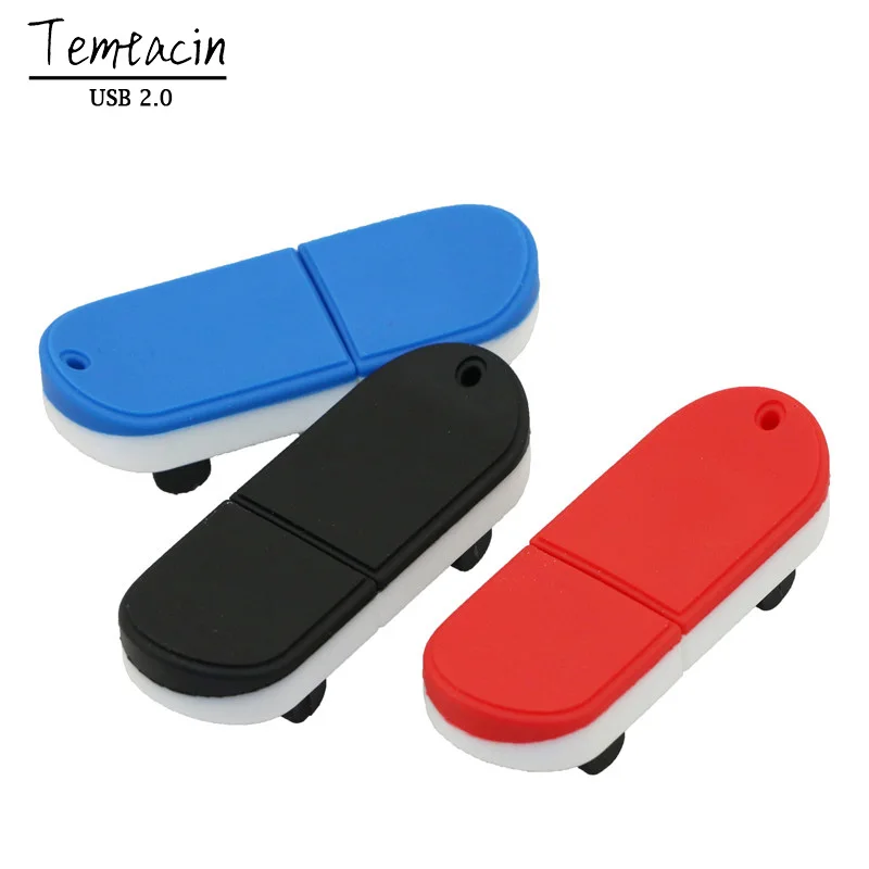 Дешевый Новый скейтборд USB Flash Drive usb накопитель флэш накопитель 4 ГБ 8 ГБ USB флэш накопители 16 ГБ интерфейсом USB карты памяти, флэш диска