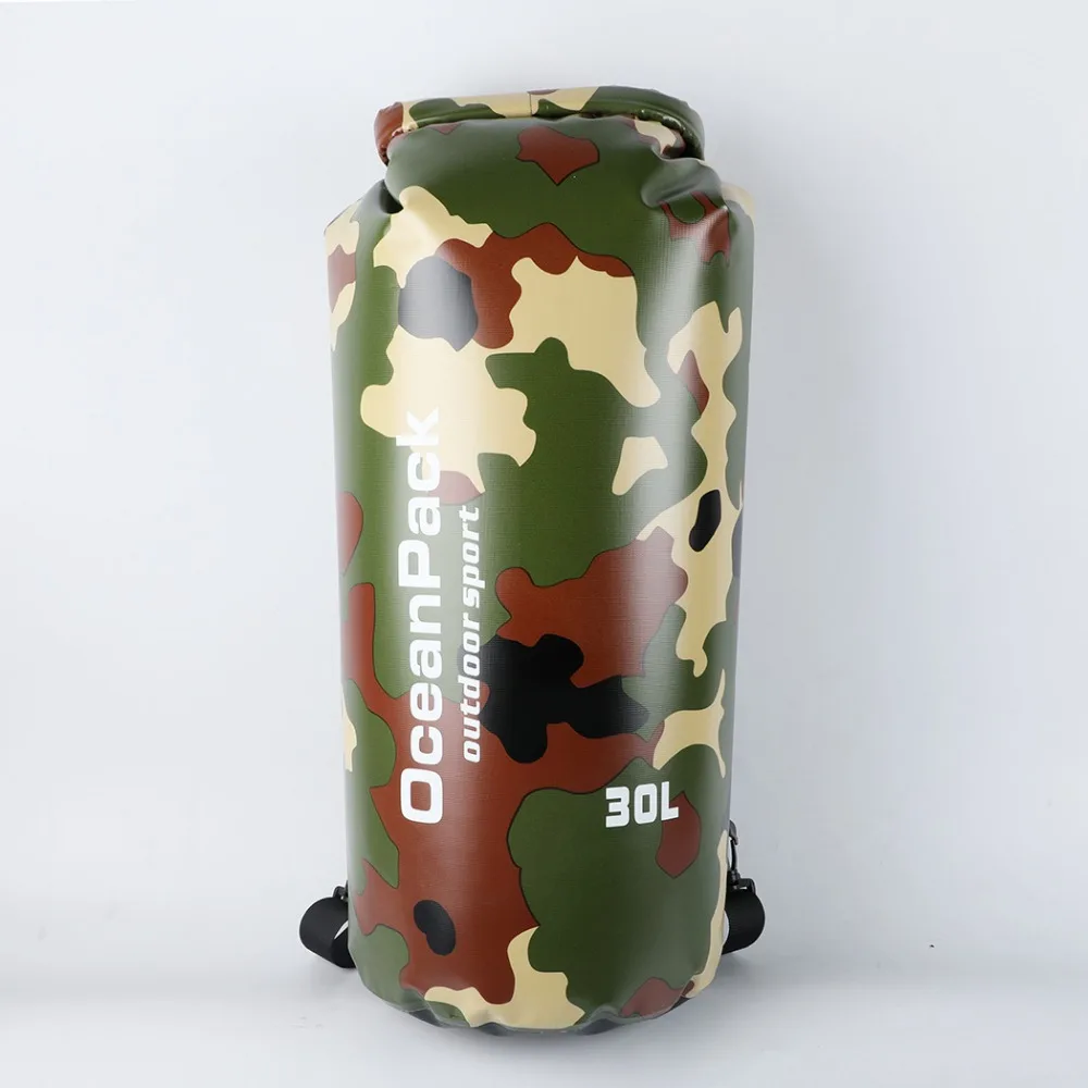 

15L 20L 30L PVC Camouflage Ocean Pack Dry Waterproof Bag Pouch For River Trekking Water Proof Beach Swim Swimming Bag Sporttas