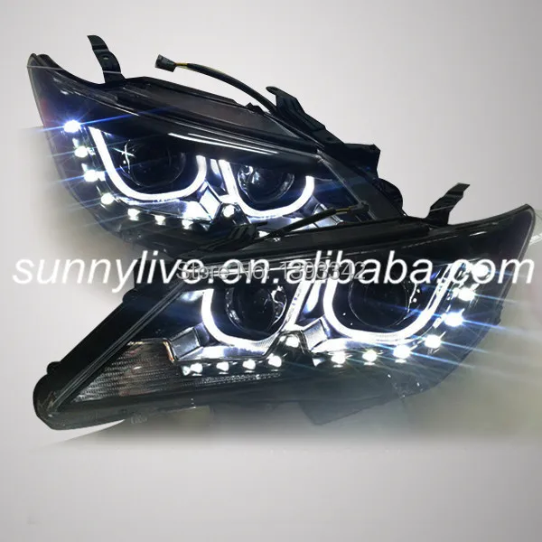 Для TOYOTA 2012 2013 год Aurion Camry светодиодный U Тип Ангельские глазки фар TLZ V1|angel eyes