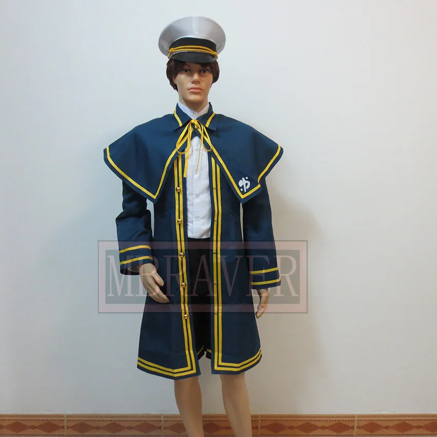 NEW Vocaloid Oliver Cosplay Costume & Hat  F.157