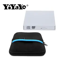 YiYaYo USB 2,0 Внешний dvd-привод Combo Регистраторы CD/DVD-ROM плеер Портативный оптический привод для компьютера Windows7/8 /10 + диск мешок